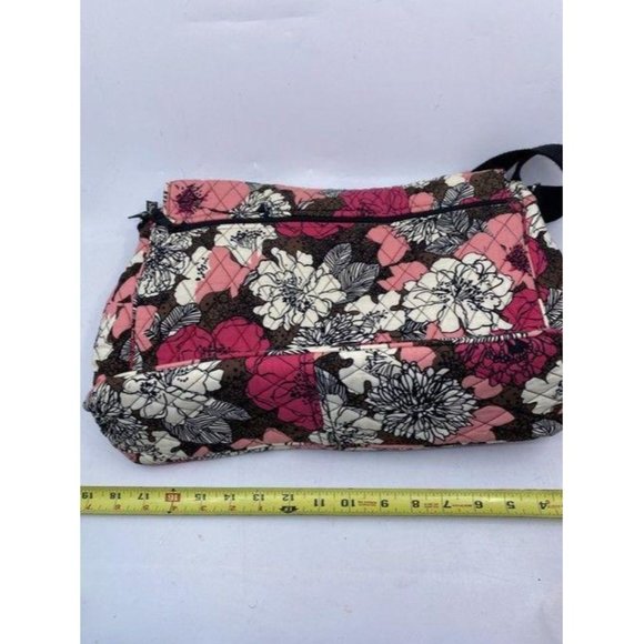 vera bradley messenger redpink fabric cross body b - Picture 5 of 10